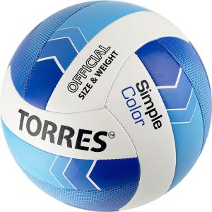 Купить Мяч волейбольный Torres Simple Color любительский р.5 в Кирове 